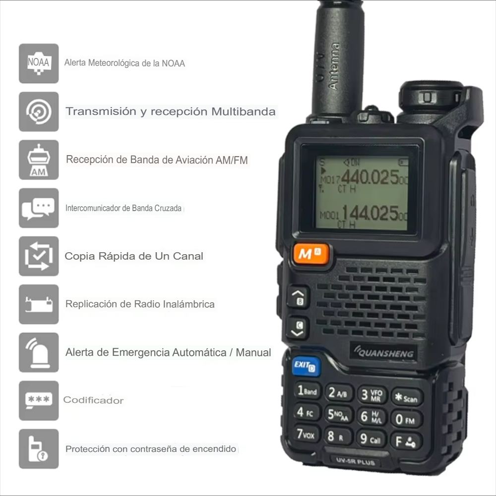 Radio Quansheng UV-5R Plus UHF/VHF