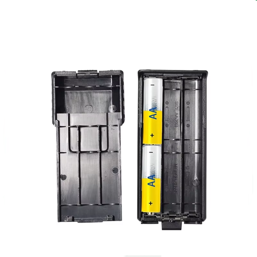 Caja de batería extendida para Baofeng UV-5R – Compatible con 6 pilas AA