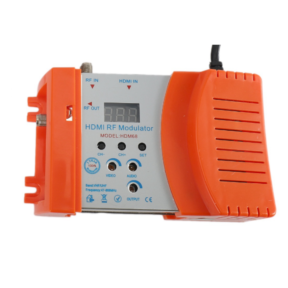 EJ.life Modulateur Pour TV Modulateur HD HDM68 Numérique HDMI RF VHF