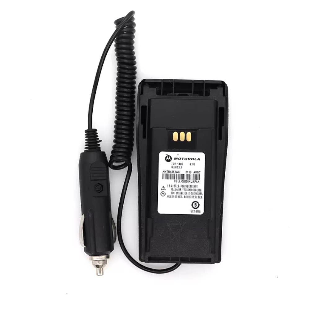 Eliminador de Batería para Radio Motorola EP450 / GP3688 / GP3188 / CP040 – Cargador de Coche DC 12V