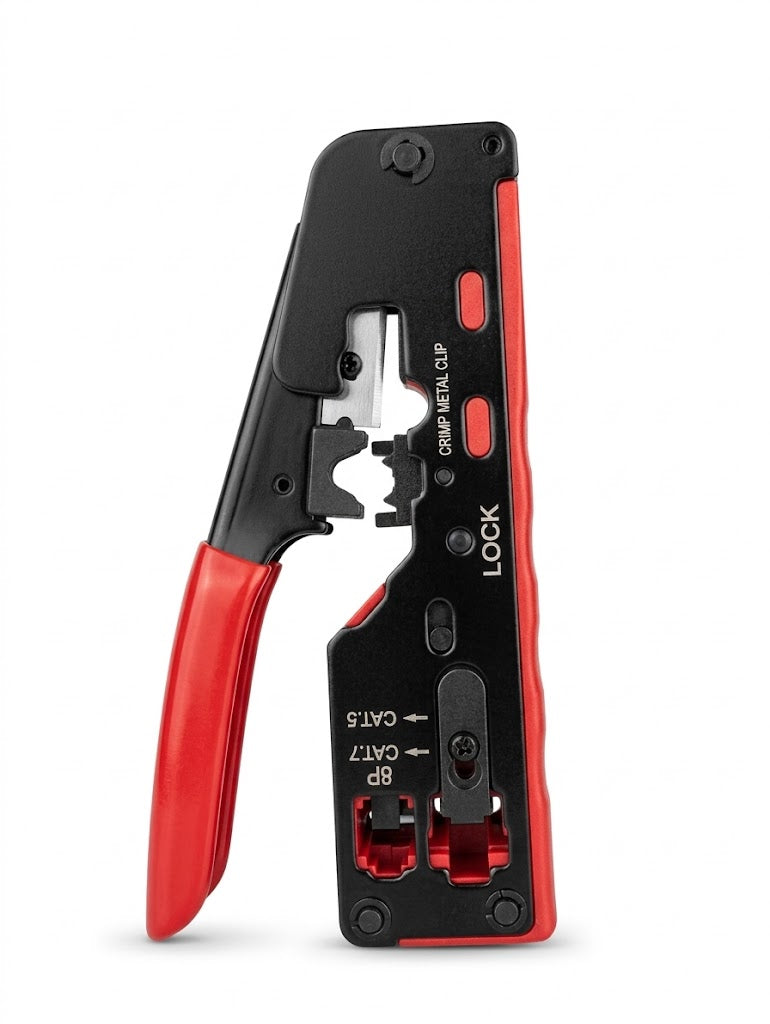 Alicate multifuncional para red CAT5/CAT6/CAT7/RJ45,