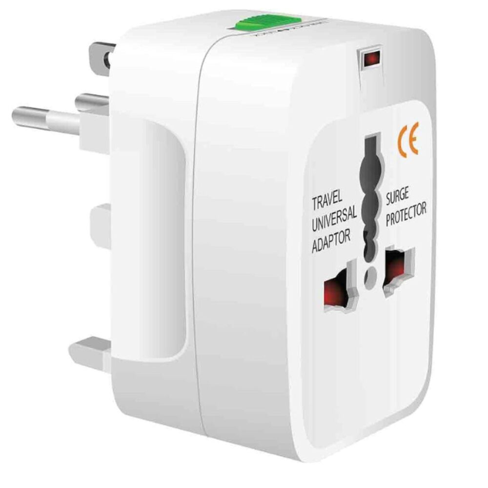 Adaptador Universal Enchufe de Viaje – Compatible con Más de 150 Países