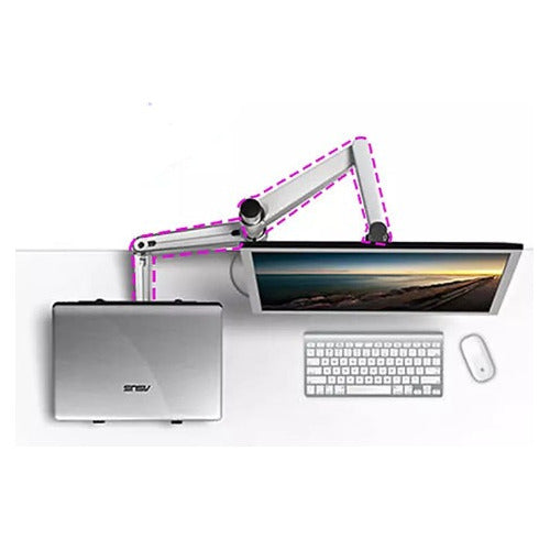 Soporte Articulado 2 Brazos Pantalla/ Notebook