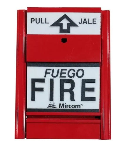 Palanca De Incendio Metálica Fuego Color Rojo F-101s Microm