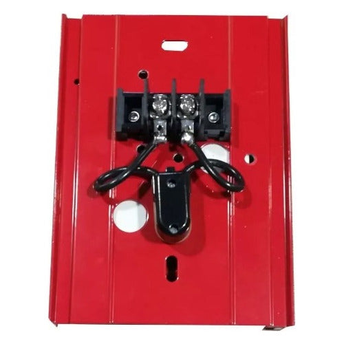 Palanca De Incendio Metálica Fuego Color Rojo F-101s Microm