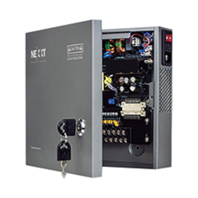 Gabinete Fuente de Poder CCTV - 9 Canales 12V/10A Nexxt Solutions Security NSA-PB09C10A-W