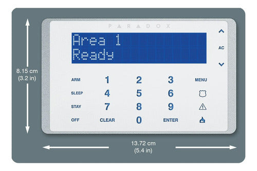 Teclado Lcd /keypad Touch Sense Paradox *k656-j9b*