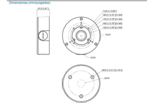Caja De Conexión Hermetica Color Blanco Dahua Dh-pfa130-e