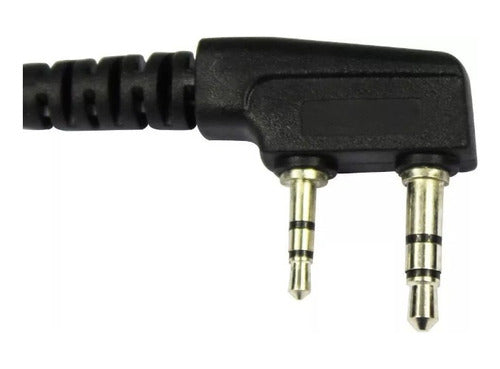 Audífonos PTT tubo acústico compatibles con Baofeng Motorola Kenwood para seguridad