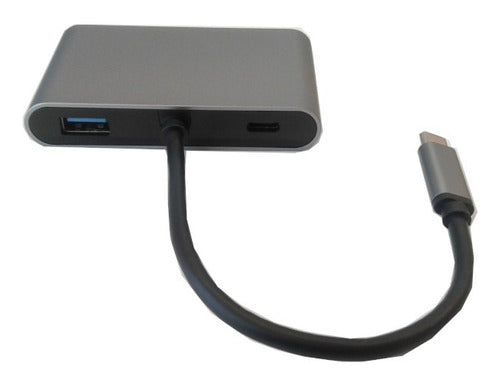 Adaptador De Usb-c A Usb-c/2xhdmi/vga