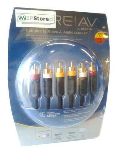 Kit De Cable De Audio Y Video Belkin Pure Av Series 1,8 Mt