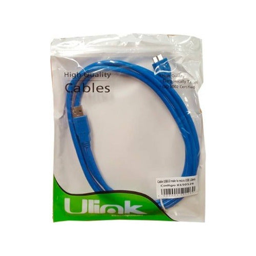 Cable Usb 3.0 A Micro-b  Plug  Ulink
