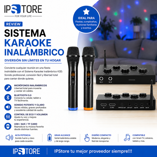 🎤 Review: ¿Vale la pena comprar un sistema de karaoke inalámbrico para el hogar?