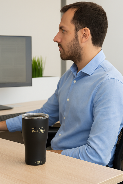 Vaso Alta Gama Térmico Inteligente LED 500ml – Mantiene Bebidas Calientes y Frías, Acero Inoxidable