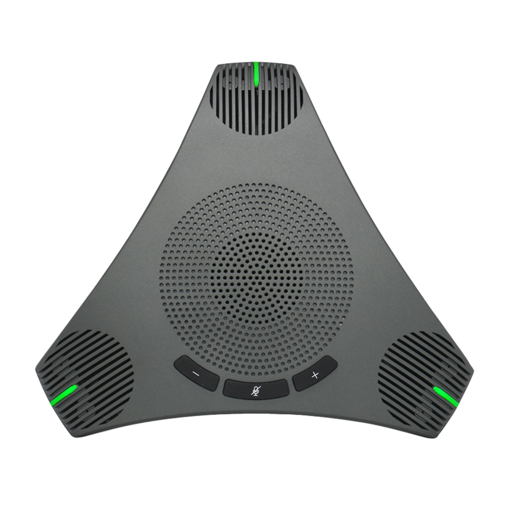 Micrófono de Conferencia USB con Altavoz – Captación Omnidireccional 360° y Tecla de Silencio
