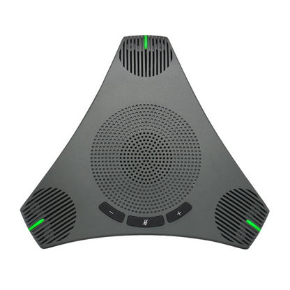 Micrófono de Conferencia USB con Altavoz – Captación Omnidireccional 360° y Tecla de Silencio