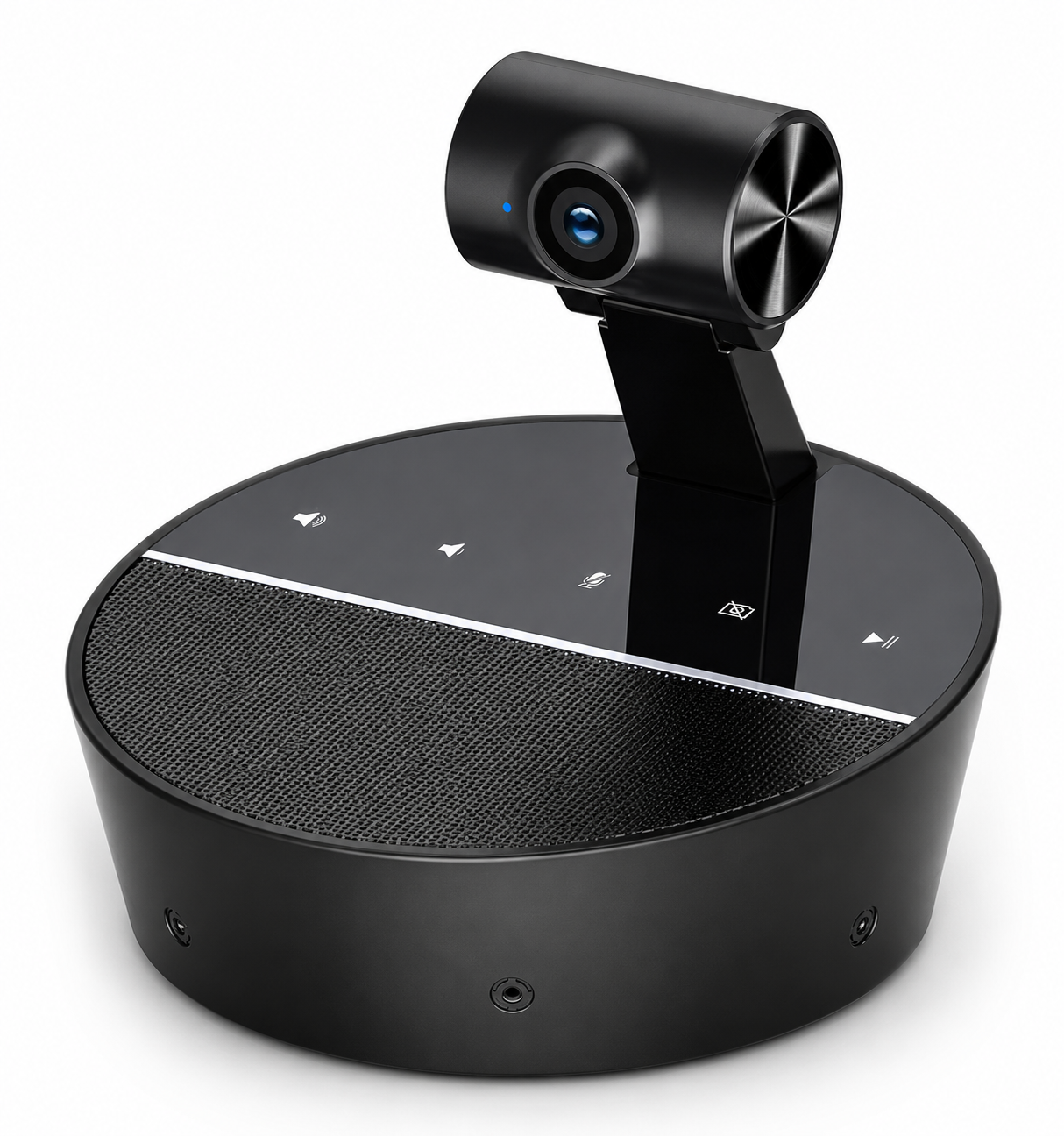Cámara Web para Videoconferencias 3 en 1 Full HD 1080P – Micrófono Omnidireccional y Altavoz Integrado USB