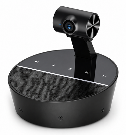 Cámara Web para Videoconferencias 3 en 1 Full HD 1080P – Micrófono Omnidireccional y Altavoz Integrado USB