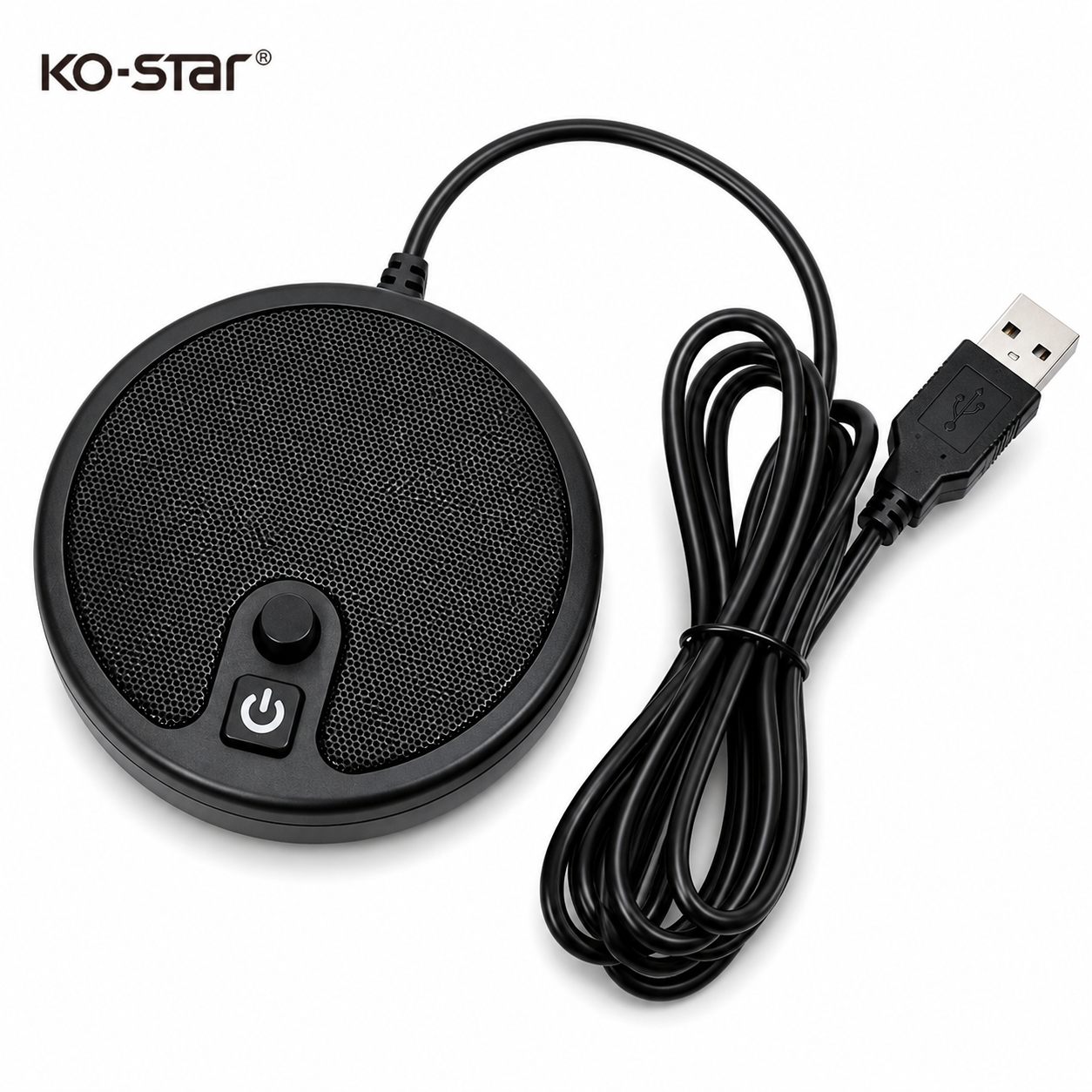 Micrófono de Conferencia USB KO-STAR M-500 – Omnidireccional para Reuniones, Grabación y Videoconferencias