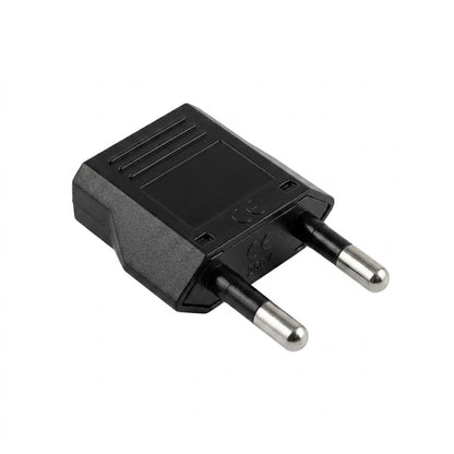 Adaptador 16A Enchufe Americano a Nacional 4,8mm Negro