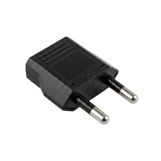 Adaptador 16A Enchufe Americano a Nacional 4,8mm Negro