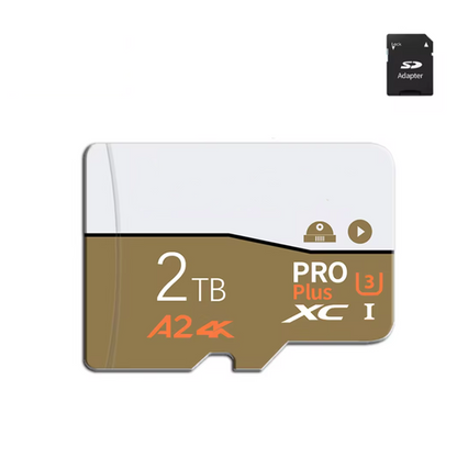 Tarjeta de Memoria MicroSDXC Genérica Pro Plus UHS-I U3 V30 – Alta Velocidad para Foto y Video