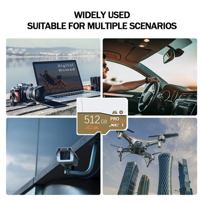 Tarjeta de Memoria MicroSDXC Genérica Pro Plus UHS-I U3 V30 – Alta Velocidad para Foto y Video