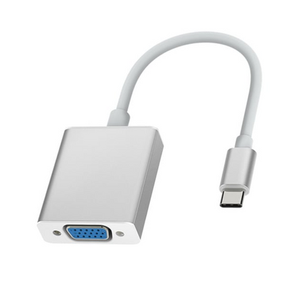 Adaptador USB-C a VGA HD para MacBook y Dispositivos USB-C
