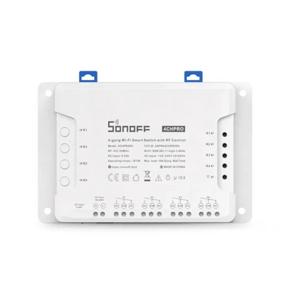 Interruptor WiFi SONOFF 4 Canales PRO R3 – Control Inteligente para Dispositivos Eléctricos