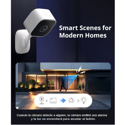 Cámara de Seguridad WiFi SONOFF CAM-S2 Gen2 1080P – Audio Bidireccional, Visión Nocturna, Detección de Movimiento y Compatible con Alexa/Google