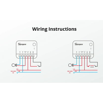 Interruptor Inteligente WiFi SONOFF Mini R4 Matter – Compatible con Alexa, Google Home y Apple HomeKit