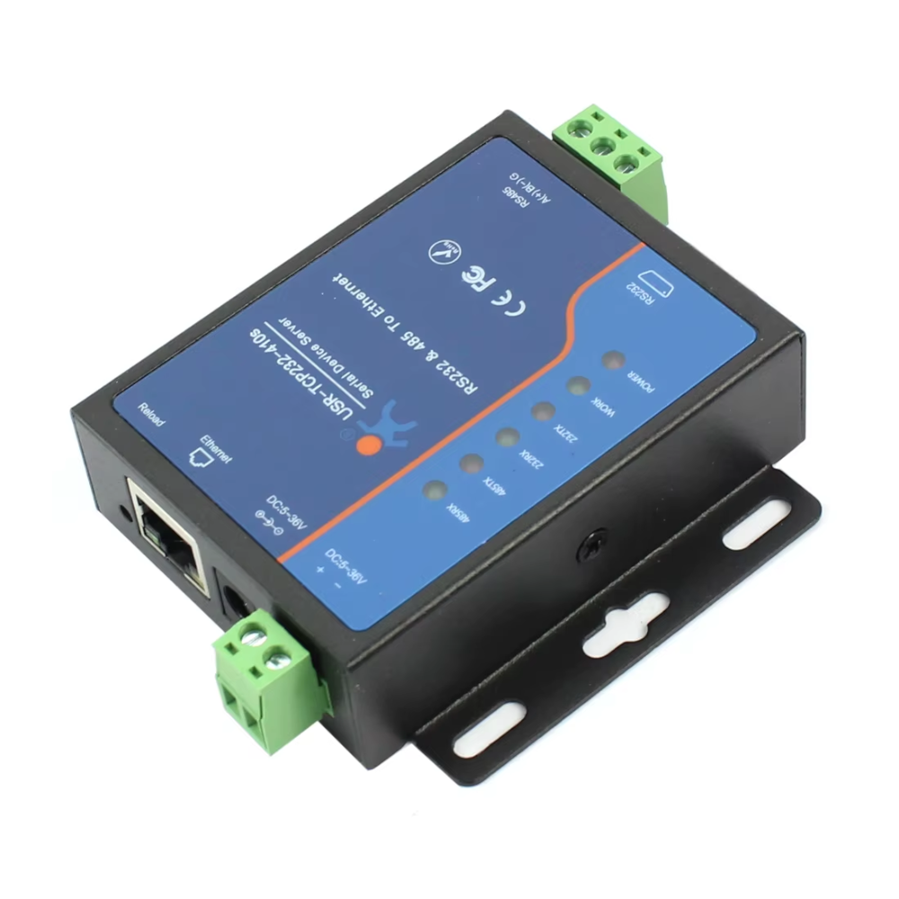 Convertidor Industrial USR-TCP232-410S RS232 RS485 a Ethernet