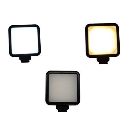 Luz de Vídeo LED Portátil Bicolor 3000K-6000K para Cámaras y Videografía