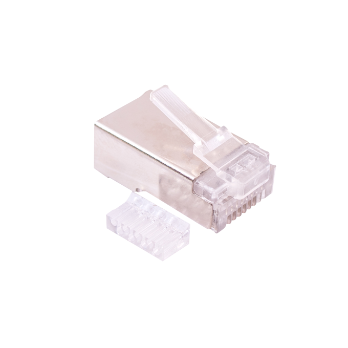 Conector RJ45 CAT6 FTP de 2 Piezas  - Paquete de 100 Unidades