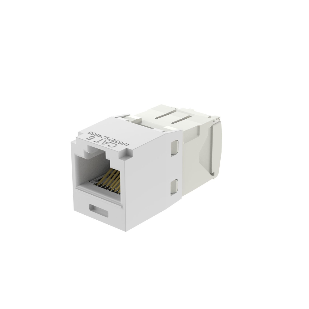 Módulo RJ45 CAT6 UTP Panduit CJ688TGWH Blanco – Mini-Com