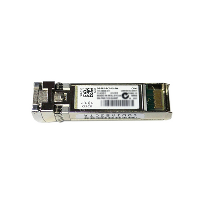 Transceptor Cisco DS-SFP-FC16G-SW – 16G FC Shortwave, LC Duplex, hasta 100/300m