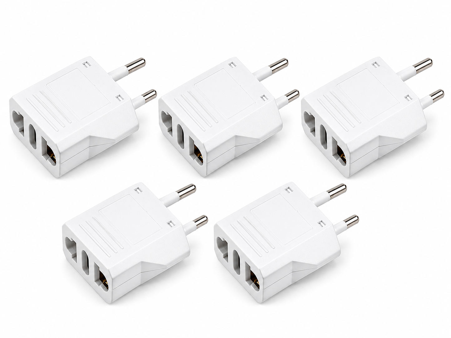 Adaptador de Enchufe Universal Americano a Nacional  – Convertidor de Viaje