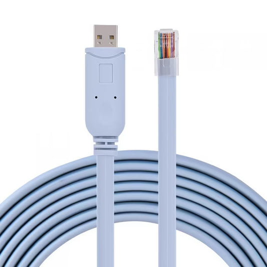Cable Consola USB a RJ45 Cisco 1.8m Serial Plano