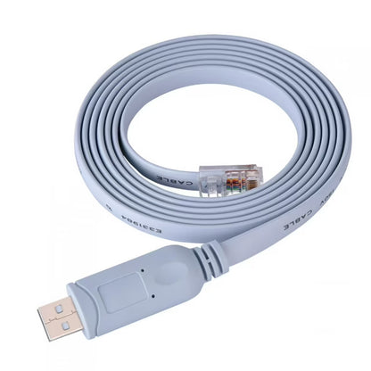 Cable Consola USB a RJ45 Cisco 1.8m Serial Plano