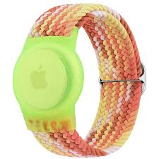 Pulsera de Nylon para Apple AirTag – Correa de Reloj Ajustable para Niños y Adultos