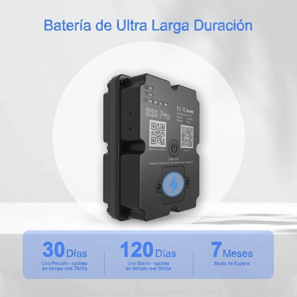 Dispositivo de seguimiento 4G, Protección de Seguridad para Vehículos y Camiones, Seguimiento Remoto Ilimitado en tiempo Real