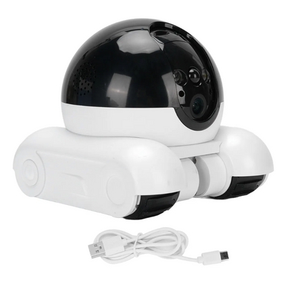 Cámara Robot IP LuxuGlow Doble Lente Full HD con Control Remoto y Audio