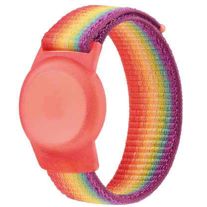 Pulsera de Nylon para Apple AirTag – Correa de Reloj Ajustable para Niños