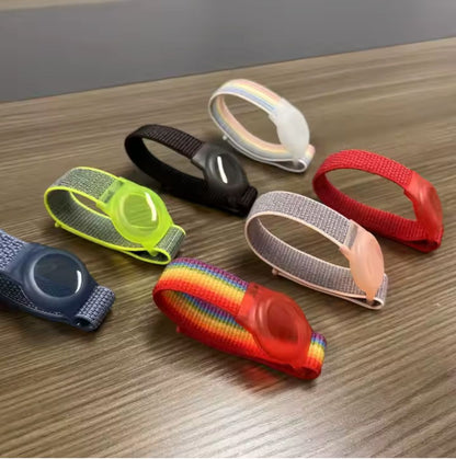 Pulsera de Nylon para Apple AirTag – Correa de Reloj Ajustable para Niños