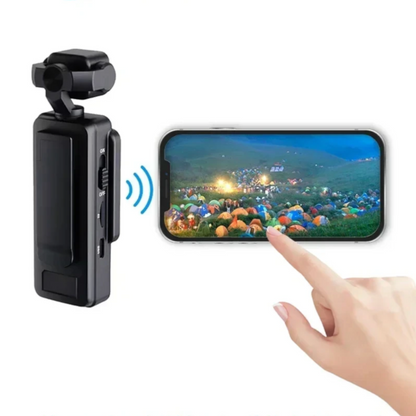 Mini Cámara HD 1080P con Pantalla, Visión Nocturna y WiFi – Cámara de Bolsillo 360° para Seguridad y Deportes