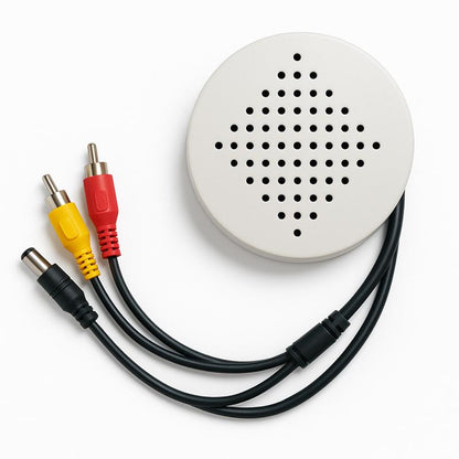 Altavoz y Micrófono Activo para Cámara IP – Audio Bidireccional DC12V IP66