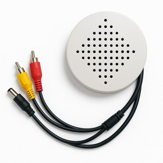 Altavoz y Micrófono Activo para Cámara IP – Audio Bidireccional DC12V IP66