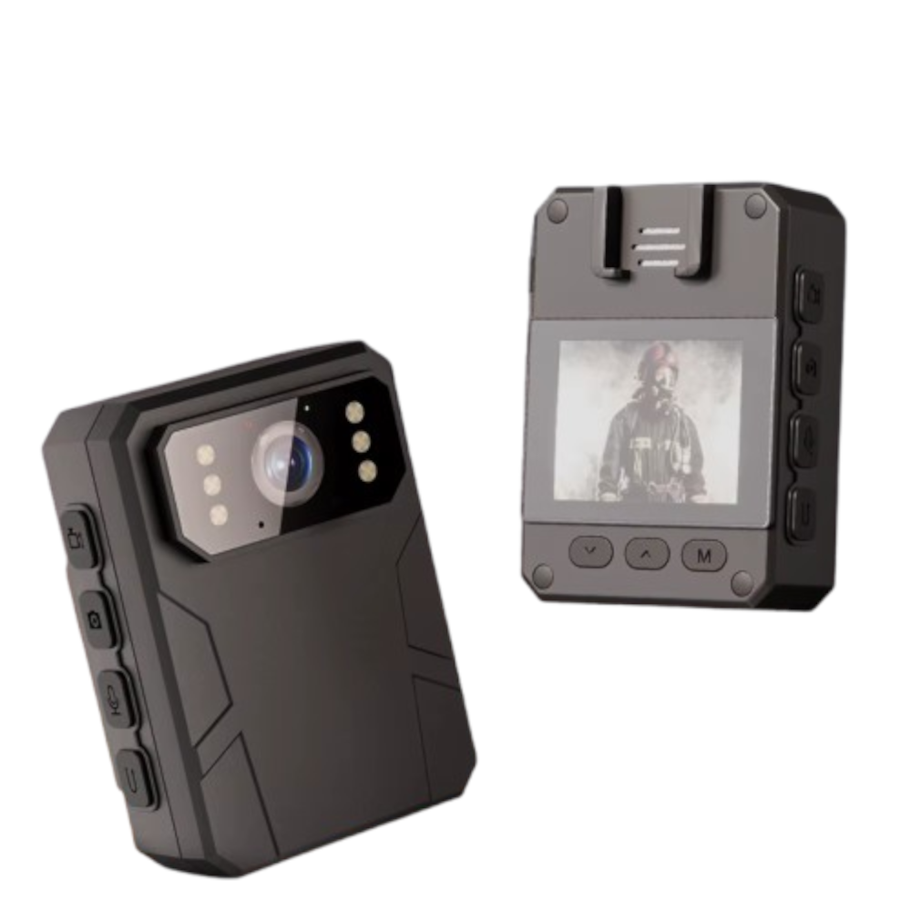 Mini Cámara Bodycam 4K HD Corporal Portátil con Pantalla IPS de 2" y Grabación 24H