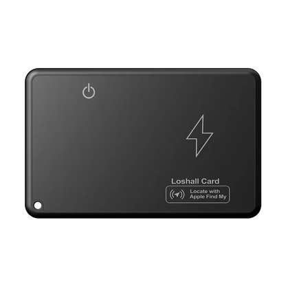 Tarjeta Rastreadora de Billetera con Carga Inalámbrica – Localizador GPS Bluetooth Compatible con Apple Find My, Resistente al Agua