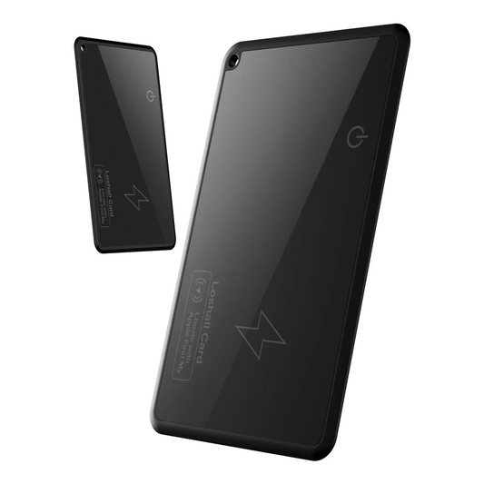 Tarjeta Rastreadora de Billetera con Carga Inalámbrica – Localizador GPS Bluetooth Compatible con Apple Find My, Resistente al Agua